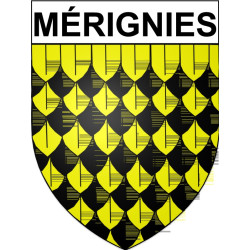 Mérignies Sticker wappen, gelsenkirchen, augsburg, klebender aufkleber