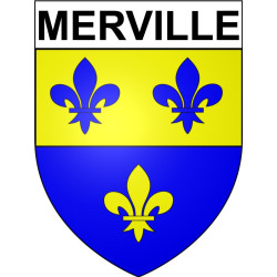 Merville Sticker wappen, gelsenkirchen, augsburg, klebender aufkleber
