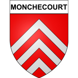 Monchecourt Sticker wappen, gelsenkirchen, augsburg, klebender aufkleber
