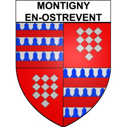Montigny-en-Ostrevent 59 ville Stickers blason autocollant adhésif