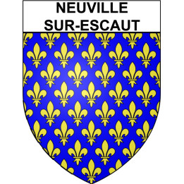 Stickers coat of arms Neuville-sur-Escaut adhesive sticker