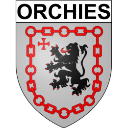 Stickers coat of arms Orchies adhesive sticker