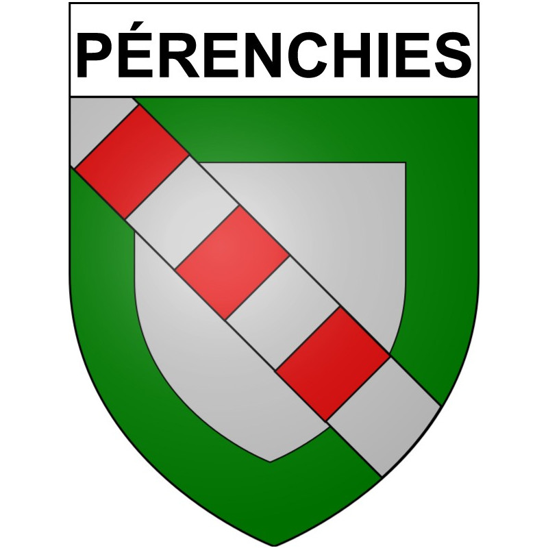 Pérenchies Sticker wappen, gelsenkirchen, augsburg, klebender aufkleber