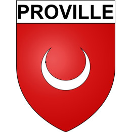 Proville 59 ville Stickers blason autocollant adhésif