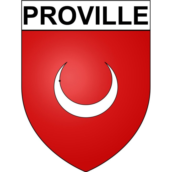 Proville 59 ville Stickers blason autocollant adhésif