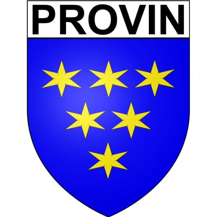 Provin 59 ville Stickers blason autocollant adhésif