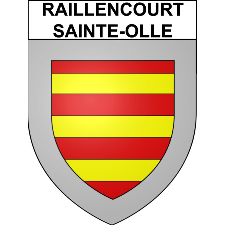 Raillencourt-Sainte-Olle 59 ville Stickers blason autocollant adhésif