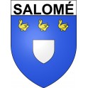 Salomé 59 ville Stickers blason autocollant adhésif