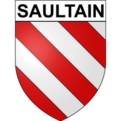 Stickers coat of arms Saultain adhesive sticker