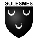 Solesmes 59 ville Stickers blason autocollant adhésif