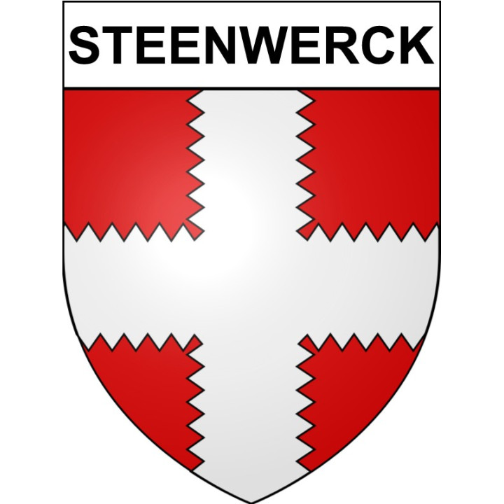 Steenwerck Sticker wappen, gelsenkirchen, augsburg, klebender aufkleber