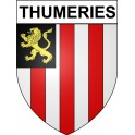 Thumeries 59 ville Stickers blason autocollant adhésif
