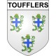 Toufflers 59 ville Stickers blason autocollant adhésif