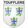Toufflers 59 ville Stickers blason autocollant adhésif