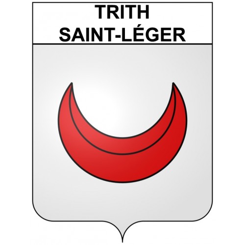 Adesivi stemma Trith-Saint-Léger adesivo
