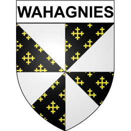 Stickers coat of arms Wahagnies adhesive sticker
