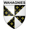 Wahagnies Sticker wappen, gelsenkirchen, augsburg, klebender aufkleber