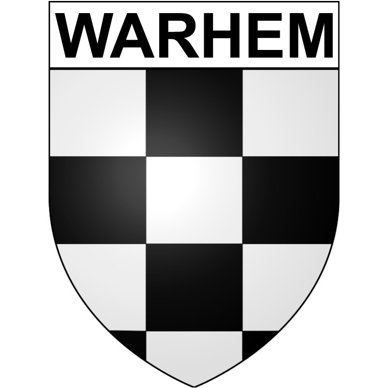 Stickers coat of arms Warhem adhesive sticker