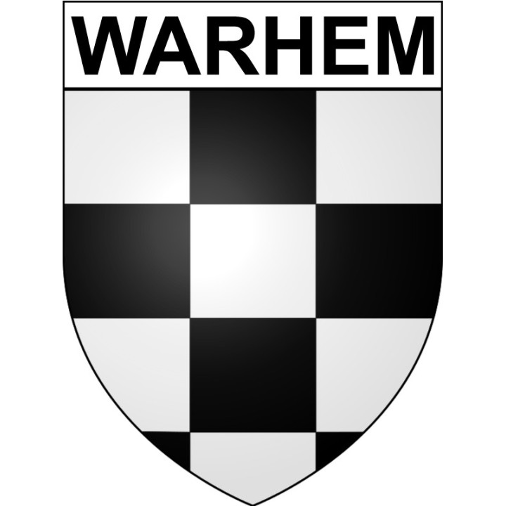 Warhem Sticker wappen, gelsenkirchen, augsburg, klebender aufkleber