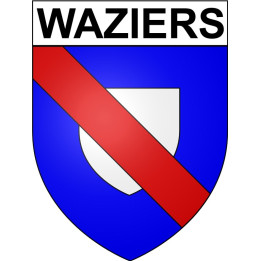 Stickers coat of arms Waziers adhesive sticker