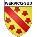 Wervicq-Sud 59 ville Stickers blason autocollant adhésif