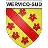 Wervicq-Sud 59 ville Stickers blason autocollant adhésif