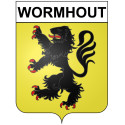 Wormhout 59 ville Stickers blason autocollant adhésif