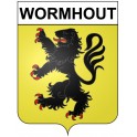 Wormhout 59 ville Stickers blason autocollant adhésif