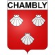 Chambly 60 ville Stickers blason autocollant adhésif