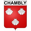 Chambly 60 ville Stickers blason autocollant adhésif