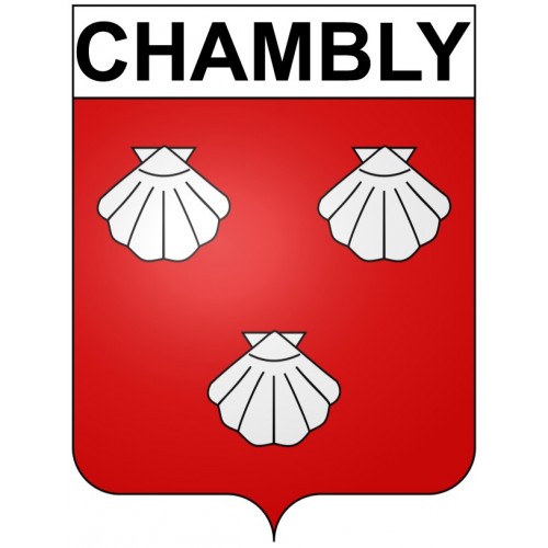 Chambly 60 ville Stickers blason autocollant adhésif