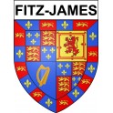 Fitz-James 60 ville Stickers blason autocollant adhésif