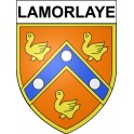 Lamorlaye 60 ville Stickers blason autocollant adhésif