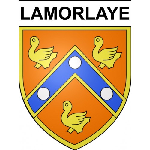 Lamorlaye 60 ville Stickers blason autocollant adhésif
