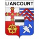 Liancourt 60 ville Stickers blason autocollant adhésif