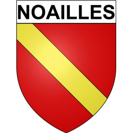 Noailles 60 ville Stickers blason autocollant adhésif