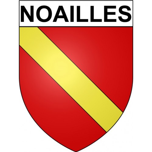 Noailles 60 ville Stickers blason autocollant adhésif