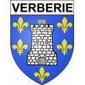 Verberie 60 ville Stickers blason autocollant adhésif