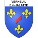 Stickers coat of arms Verneuil-en-Halatte adhesive sticker