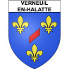 Stickers coat of arms Verneuil-en-Halatte adhesive sticker