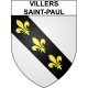 Villers-Saint-Paul Sticker wappen, gelsenkirchen, augsburg, klebender aufkleber