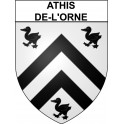 Athis-de-l'Orne 61 ville Stickers blason autocollant adhésif