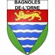 Bagnoles-de-l'Orne 61 ville Stickers blason autocollant adhésif