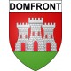 Domfront 61 ville Stickers blason autocollant adhésif