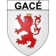 Gacé Sticker wappen, gelsenkirchen, augsburg, klebender aufkleber