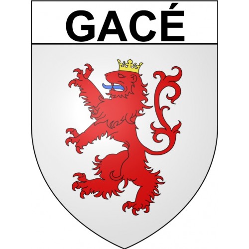 Gacé 61 ville Stickers blason autocollant adhésif