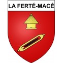La-Ferté-Macé Sticker wappen, gelsenkirchen, augsburg, klebender aufkleber