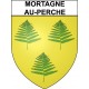 Mortagne-au-Perche 61 ville Stickers blason autocollant adhésif