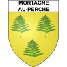 Mortagne-au-Perche 61 ville Stickers blason autocollant adhésif