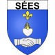 Sées 61 ville Stickers blason autocollant adhésif